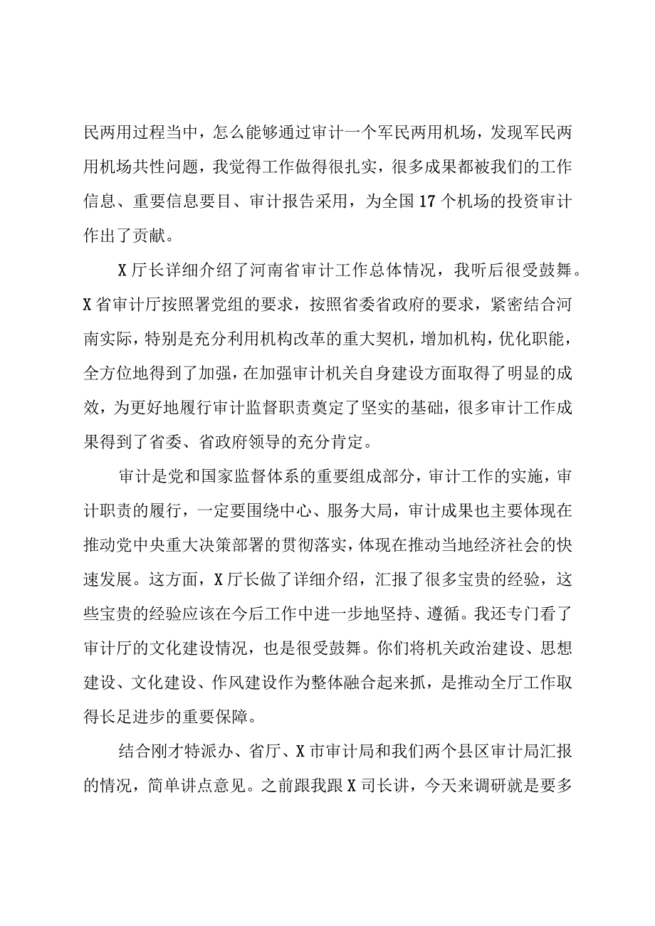 副审计长在省审计厅调研座谈会上的讲话.docx_第2页