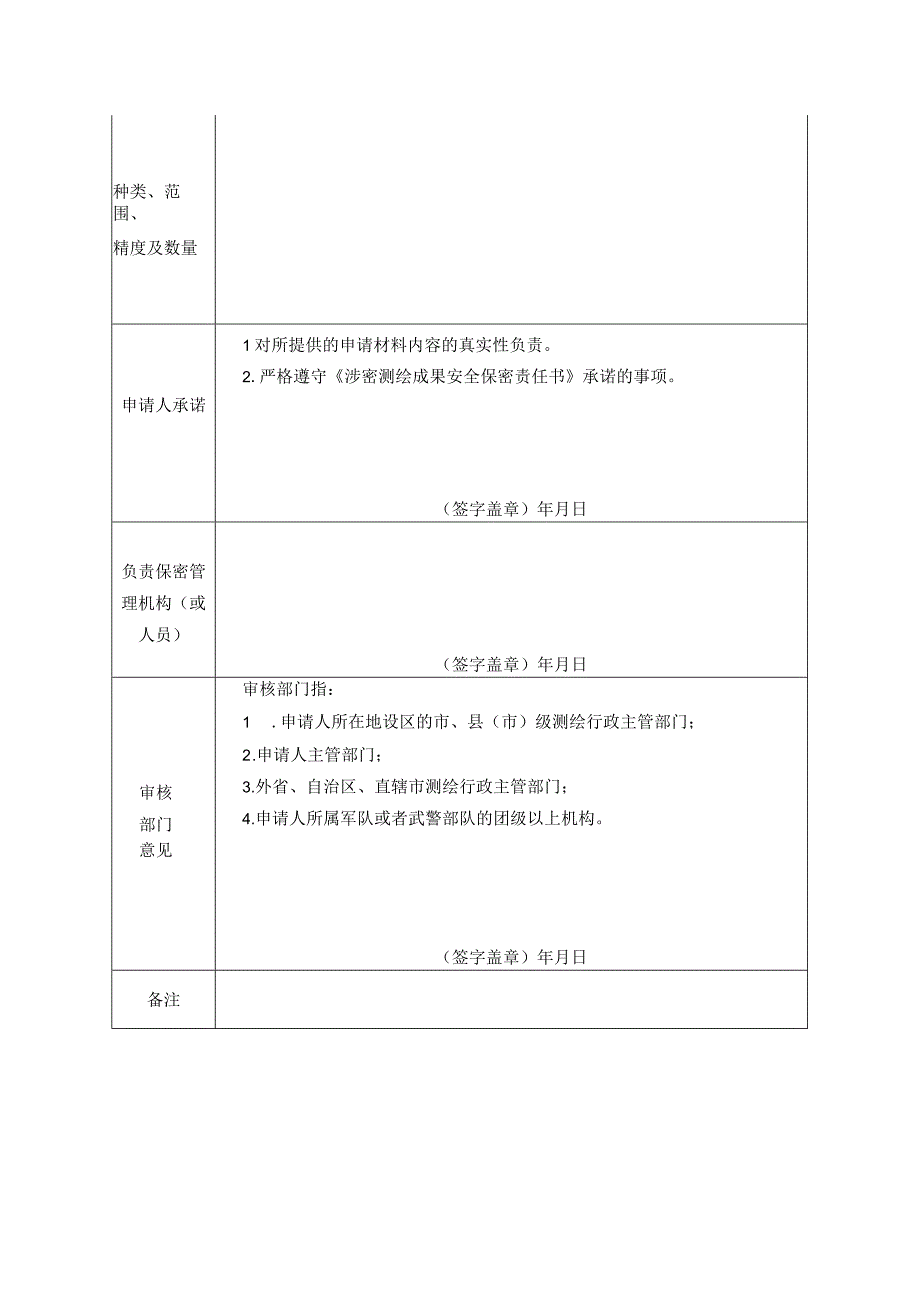 山东省基础测绘成果使用申请表.docx_第2页