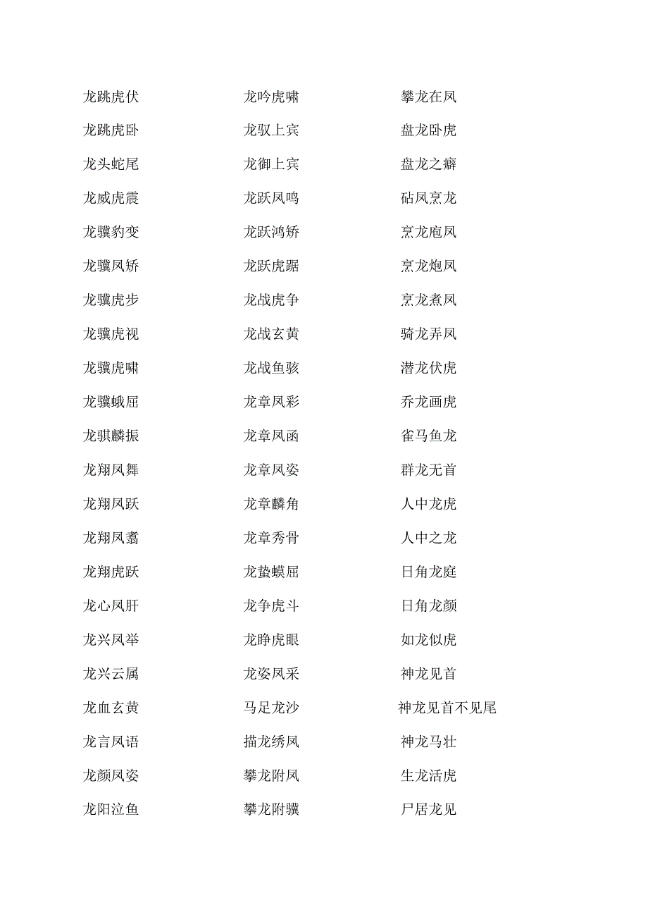 含龙的成语带龙字的四字成语大全.docx_第3页