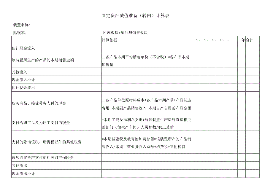 固定资产减值准备(转回)计算表.docx_第1页