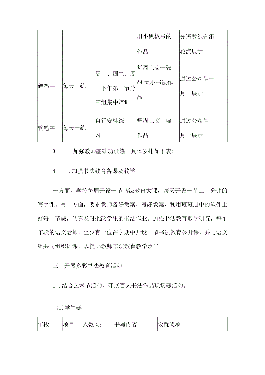 小学书法教育教研组学期工作计划6篇汇编.docx_第2页