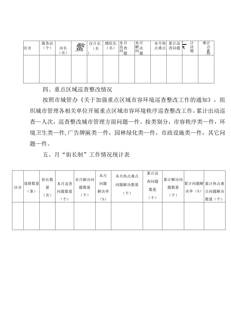 城管工作调度事项统计参考表五个表格.docx_第3页