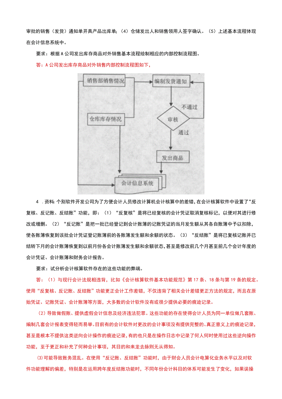 国家开放大学电大本科会计制度设计期末试题及答案试卷号a：1045.docx_第2页