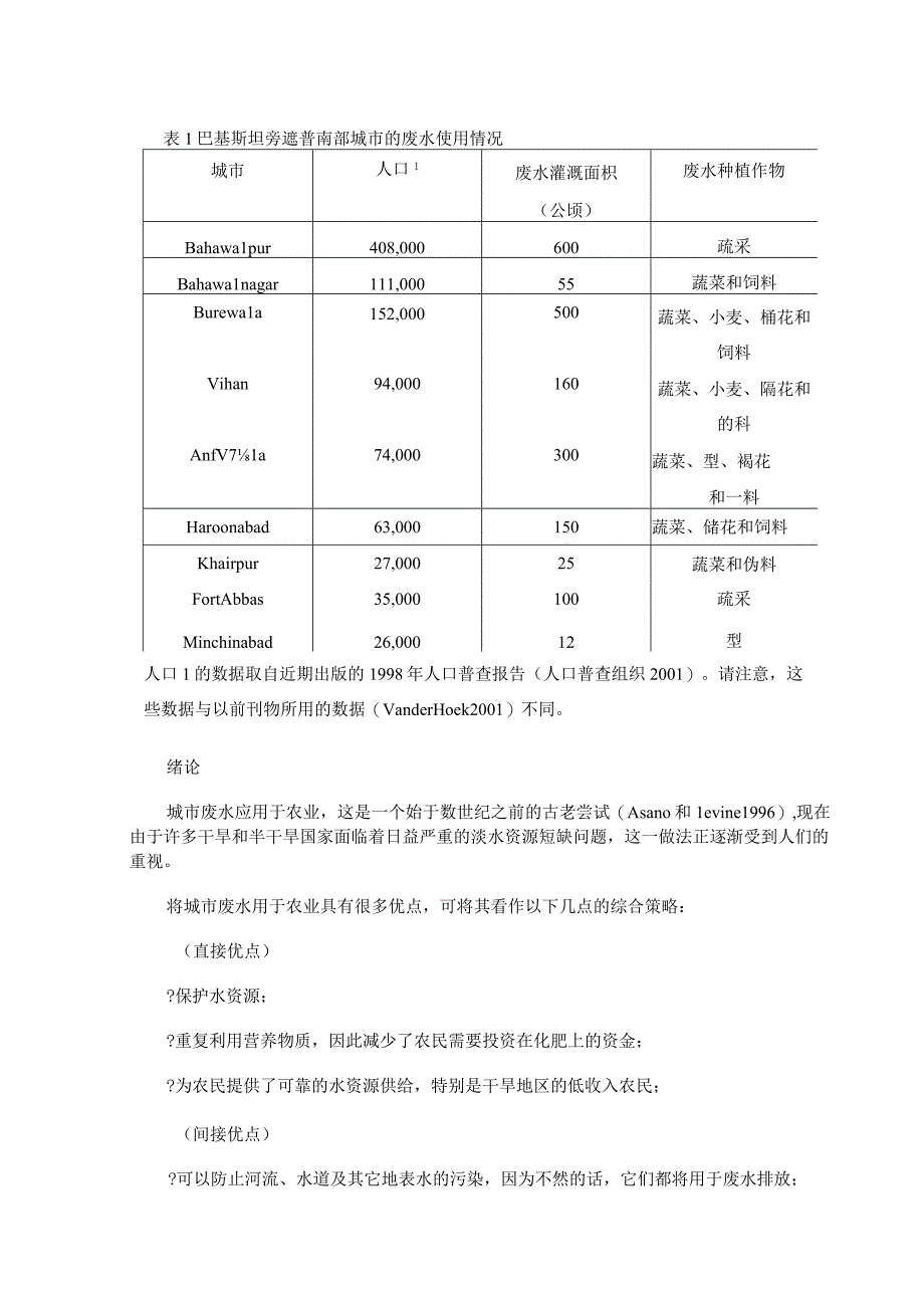 城市废水：农业的重要源泉(王琳译).docx_第1页