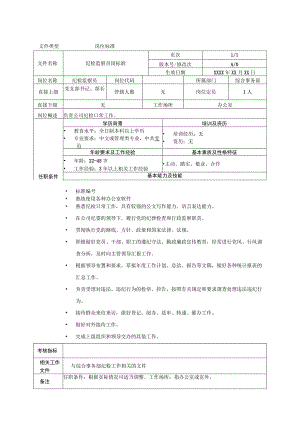 岗位工作标准纪检监察员.docx