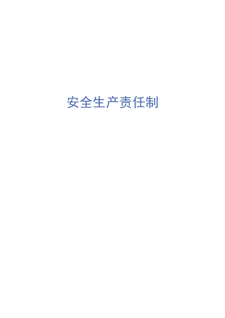 安全生产责任制.docx_第1页