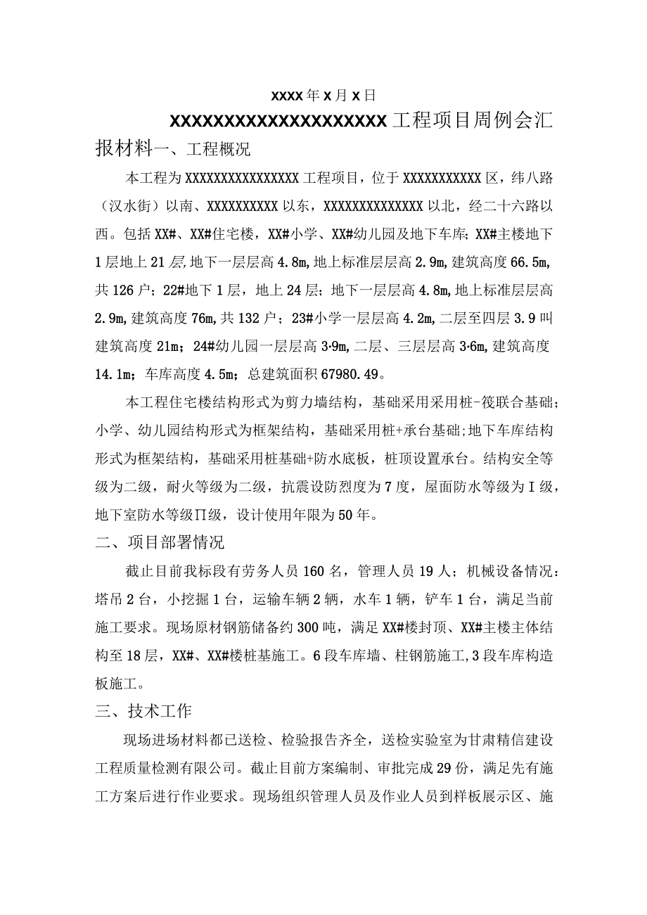 工程项目施工周报.docx_第2页