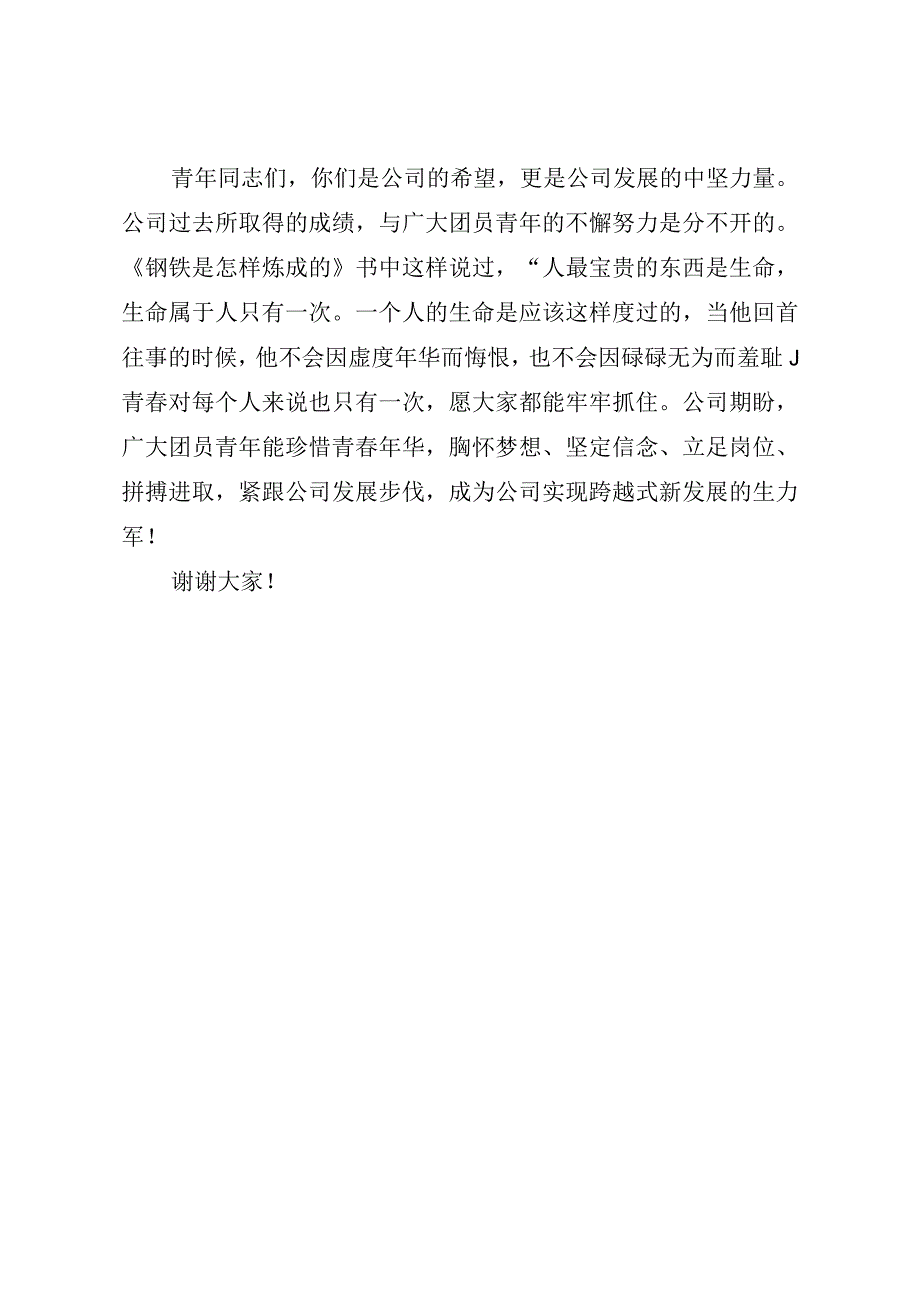 在公司团员大会上的讲话.docx_第3页