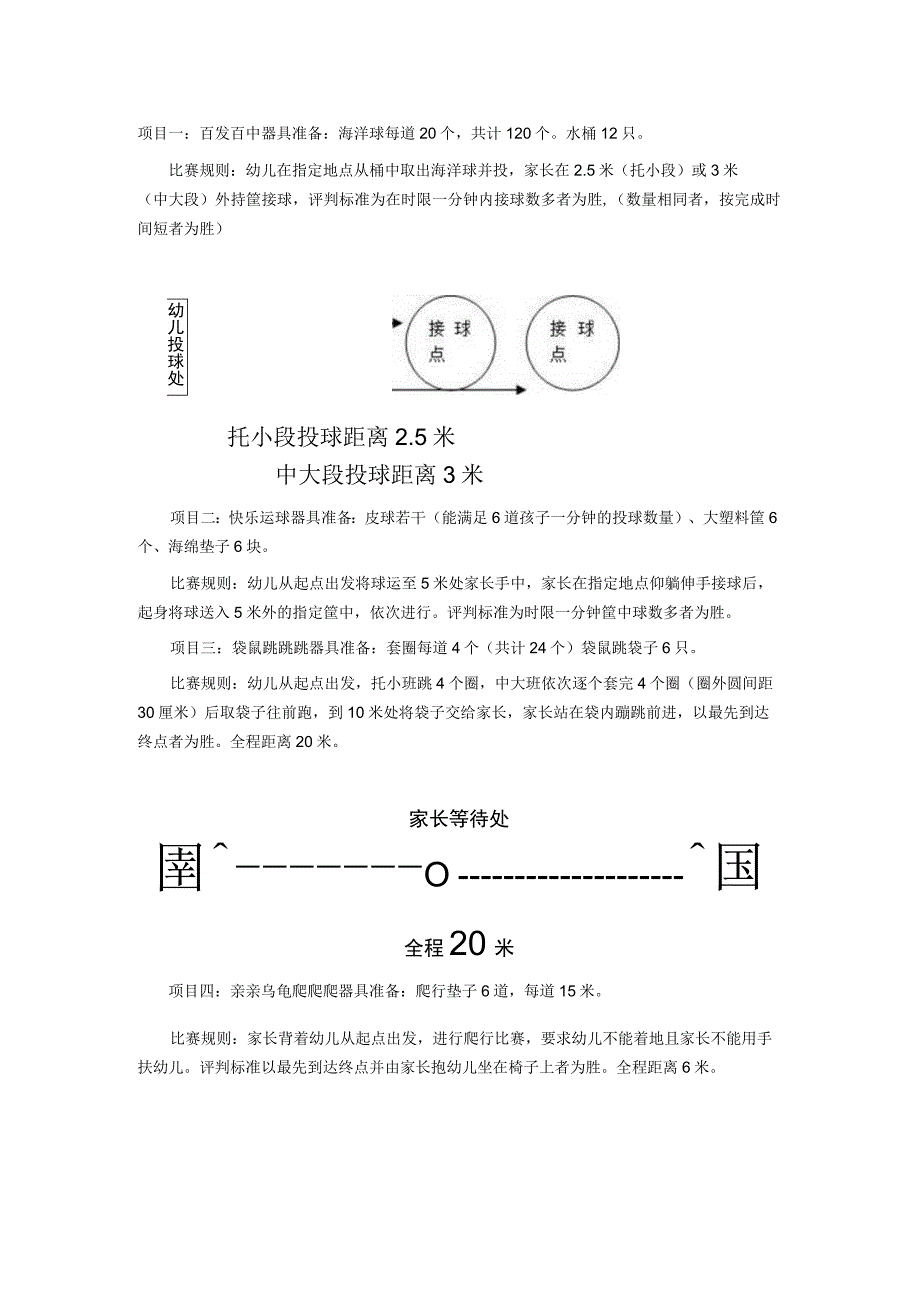 幼儿园亲子运动会完整方案.docx_第1页