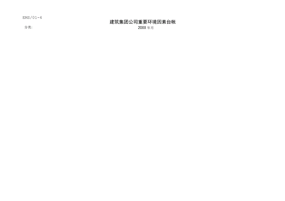 建筑集团公司重要环境因素台帐.docx_第1页