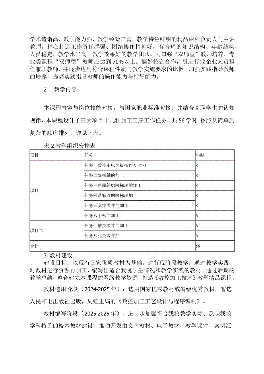 数控加工技术课程建设方案.docx_第2页