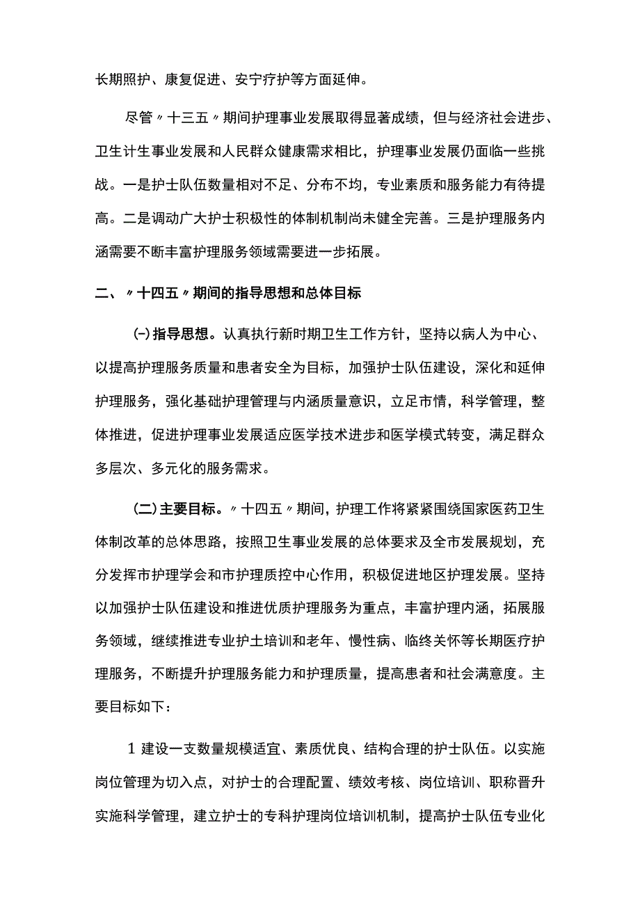 护理事业十四五时期发展规划.docx_第3页