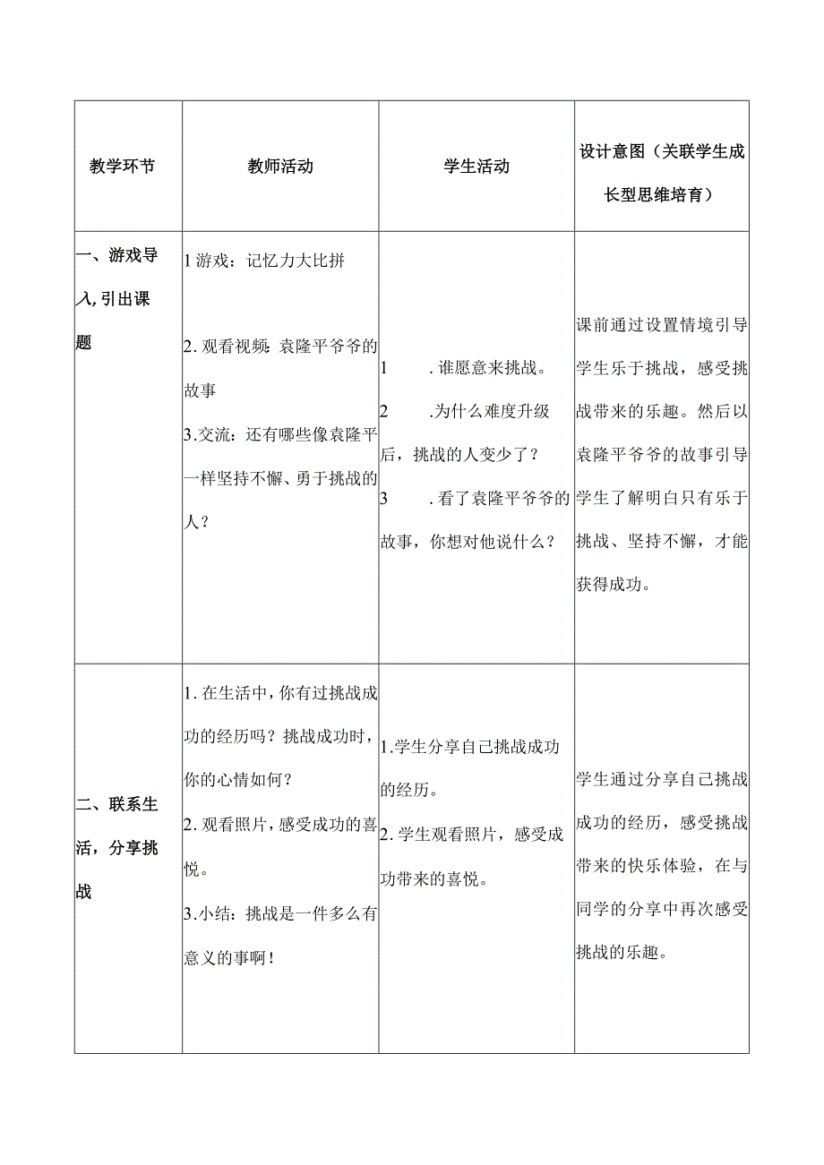 挑战自我快乐成长队会.docx_第2页