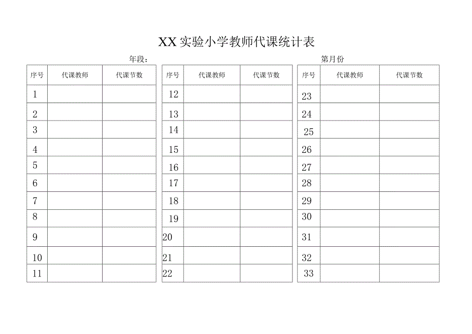 教师代课登记表与统计表.docx_第2页