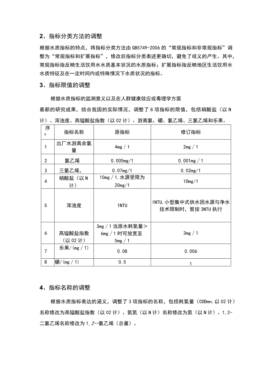 新版生活饮用水卫生标准(GB57492023)主要变化分析解读.docx_第2页