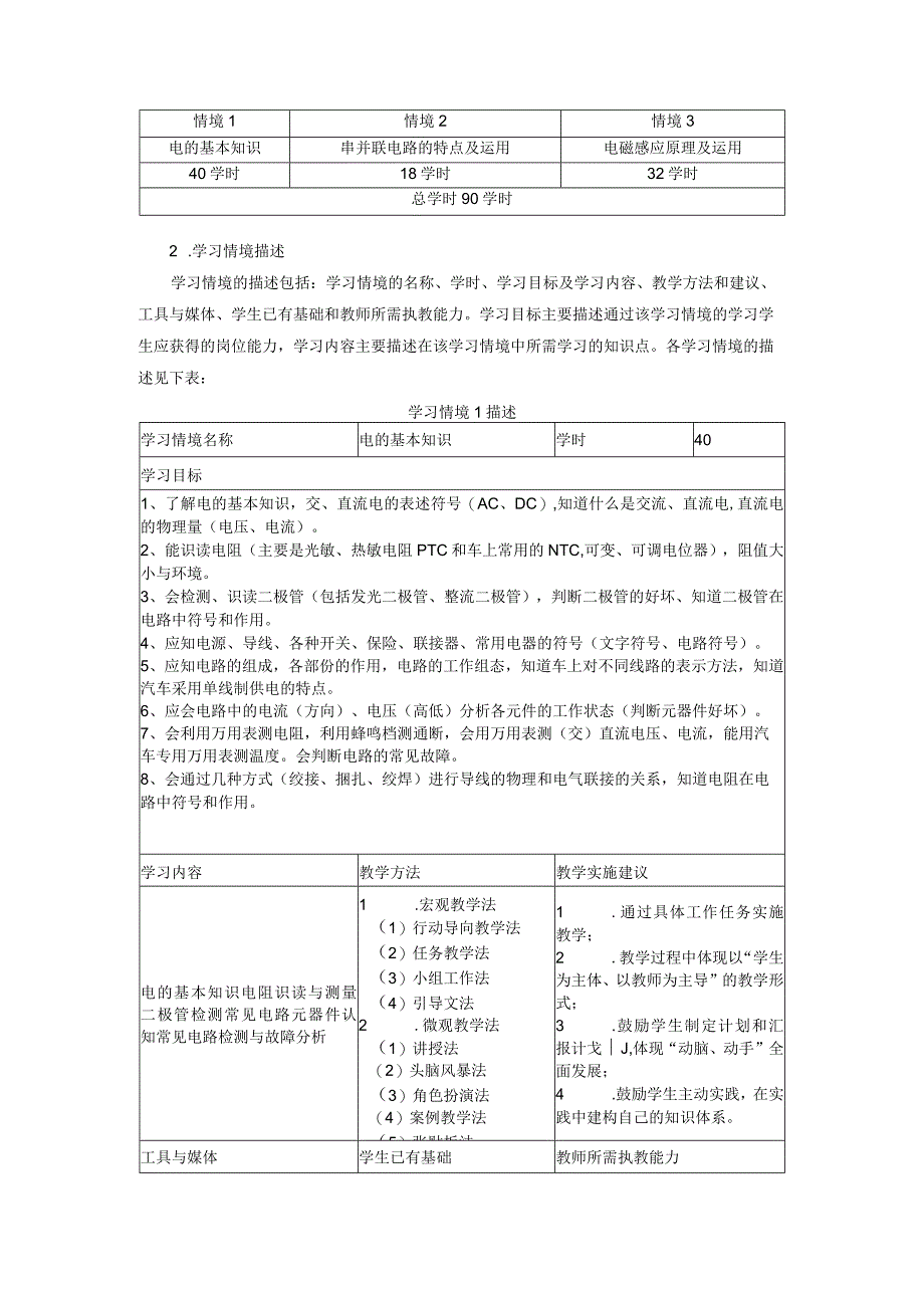 新能源汽车电力电子技术课程标准.docx_第3页