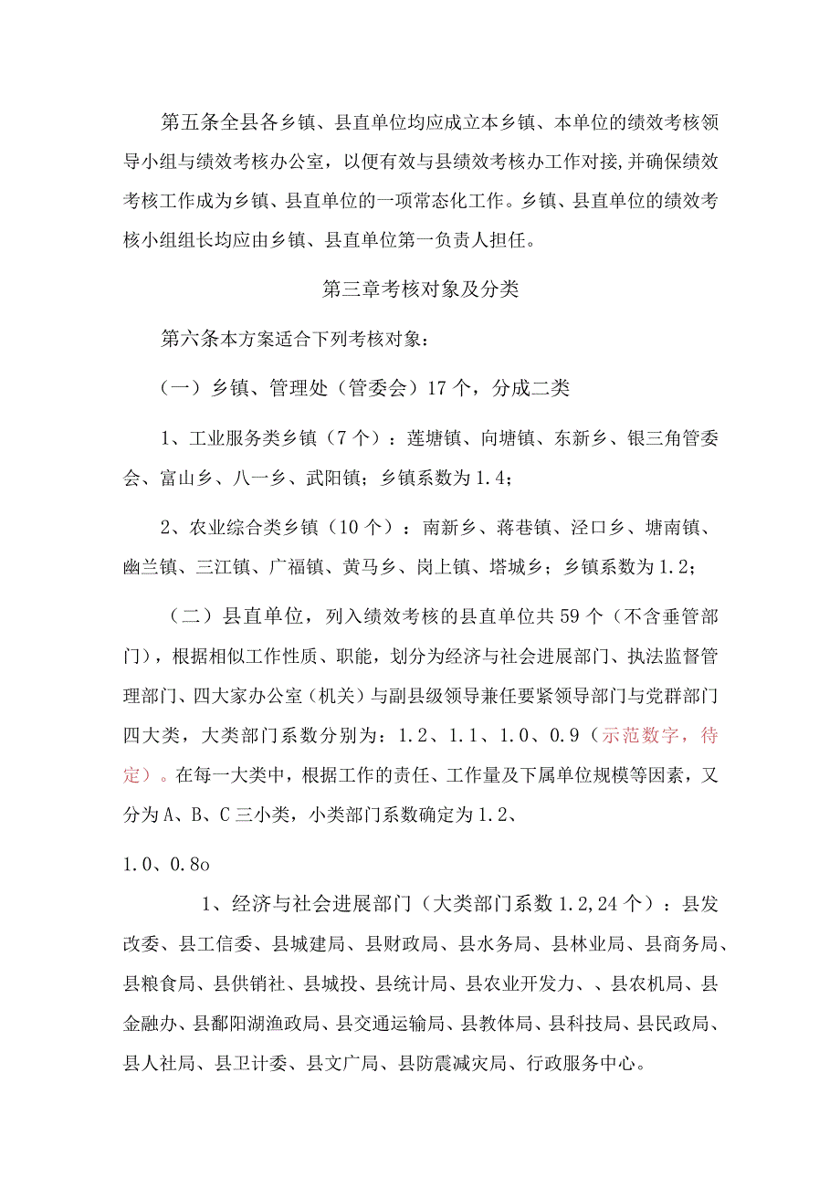 某乡镇县直单位绩效考核实施方案.docx_第3页