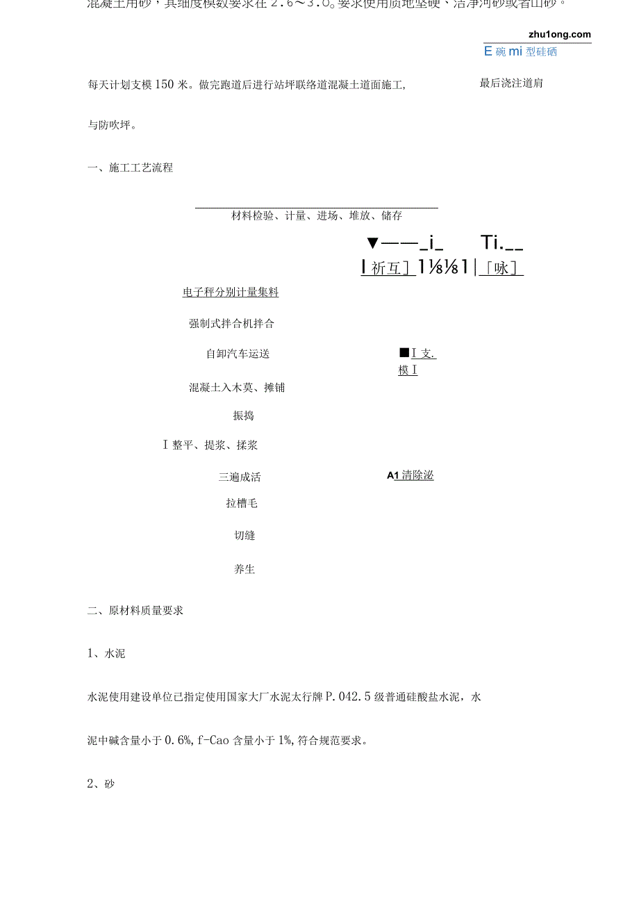 某机场扩建工程混凝土道面工程开工报告secret.docx_第2页