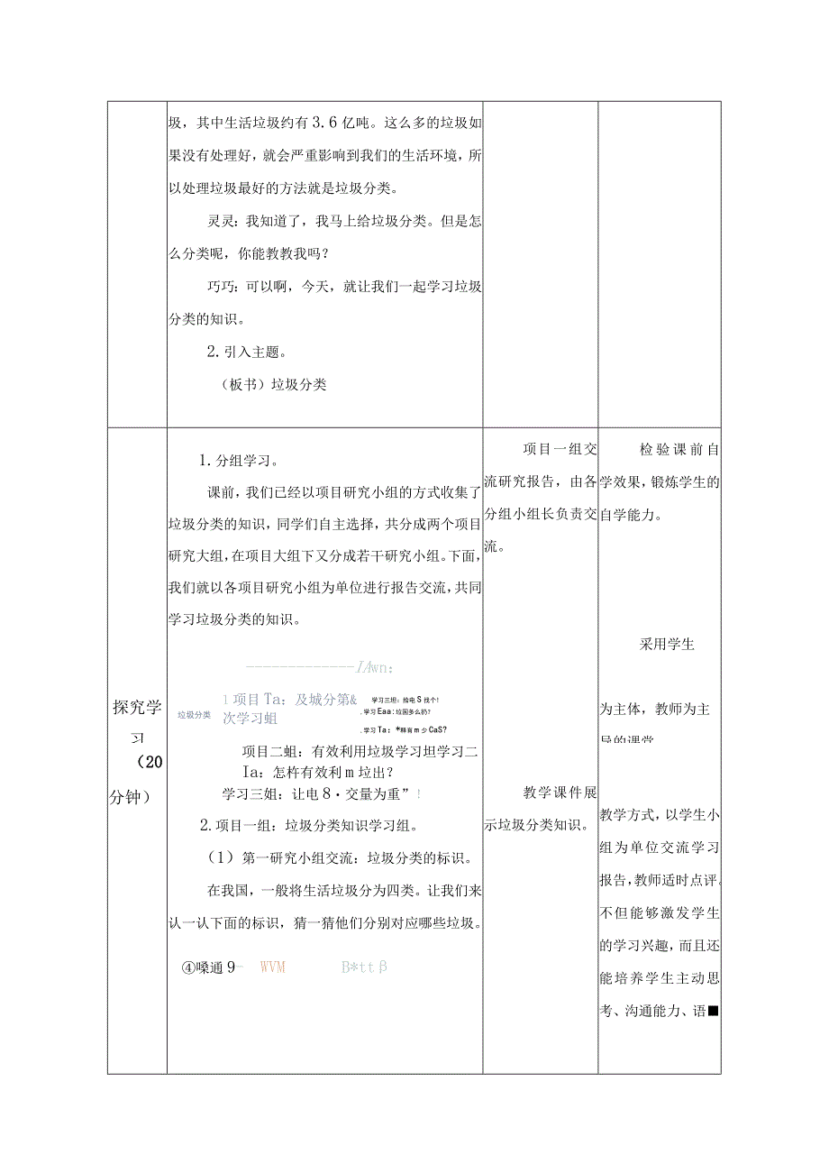 江苏凤凰科学技术出版社小学劳动五年级下册01垃圾分类教学设计.docx_第2页