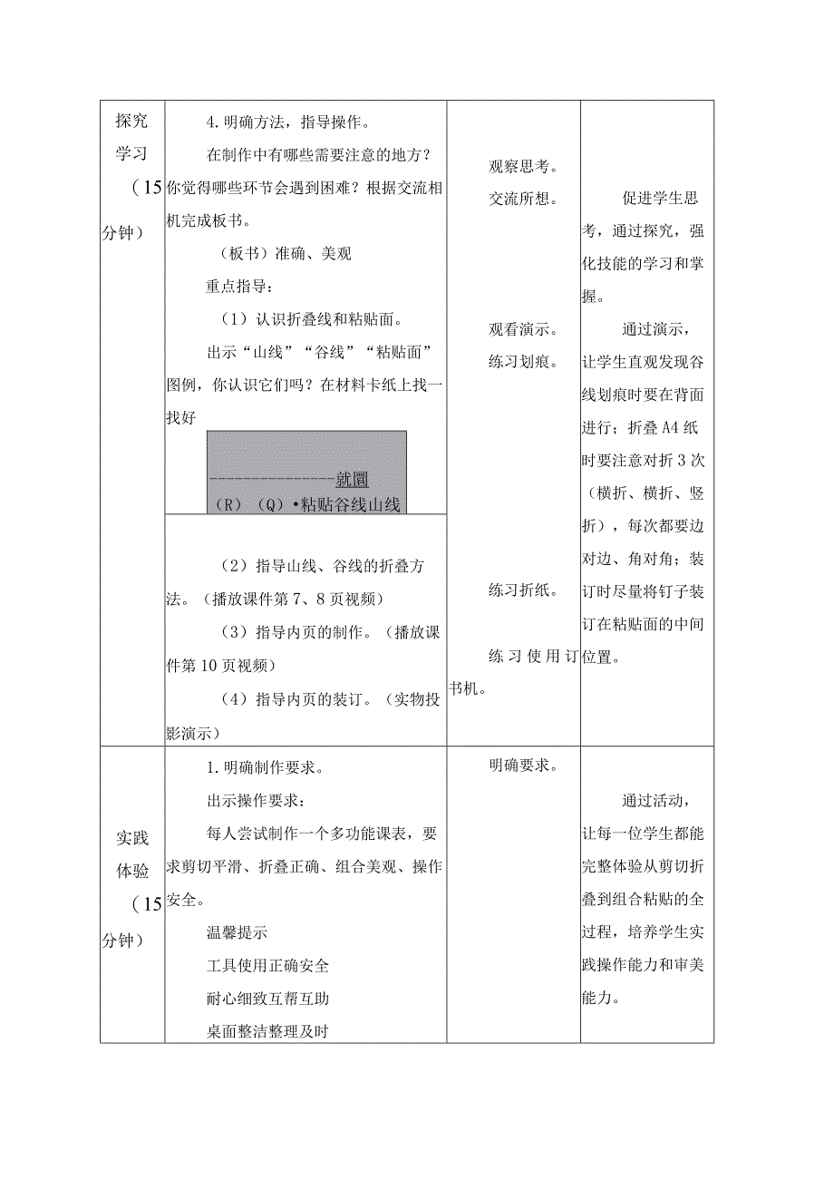 江苏凤凰科学技术出版社小学劳动一年级下册01多功能课表教学设计.docx_第3页