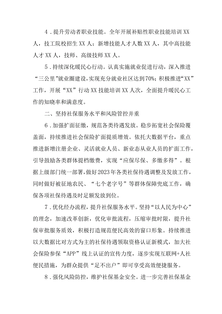 2023年某市人力资源社会保障工作要点(1).docx_第2页