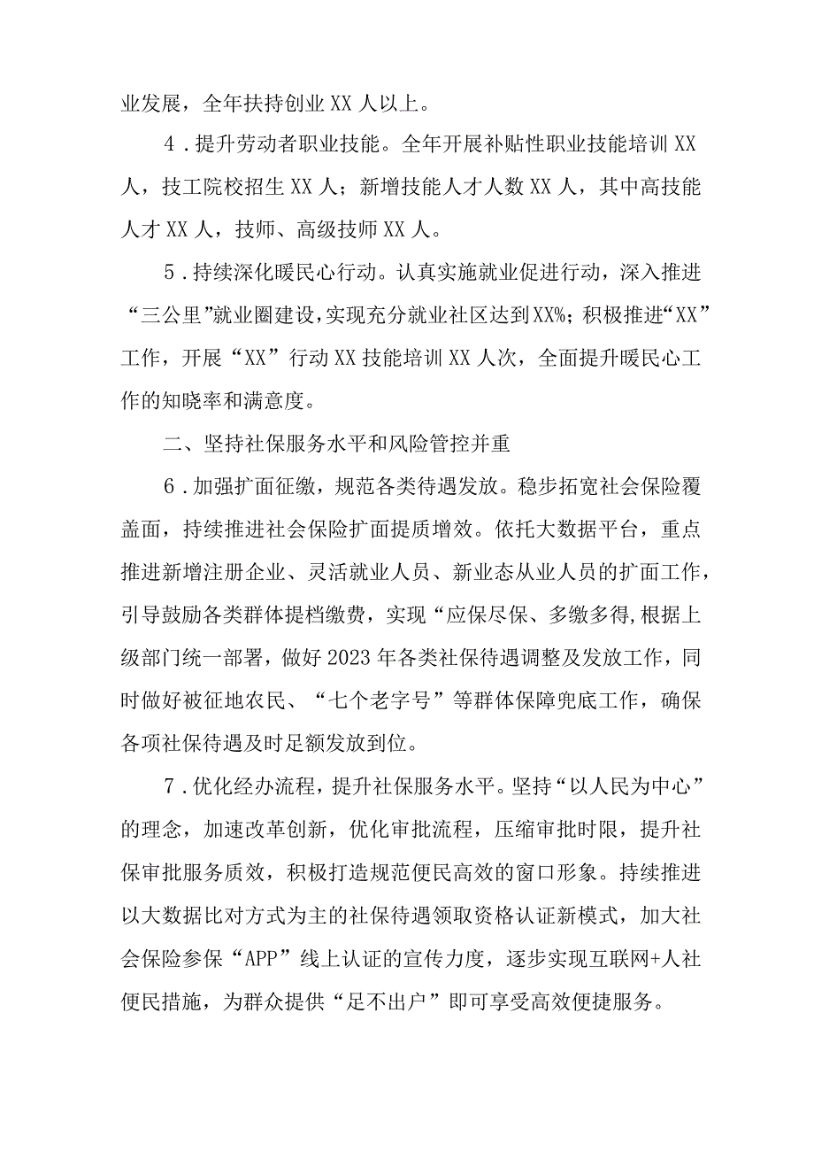 2023年某市人力资源社会保障工作要点.docx_第2页