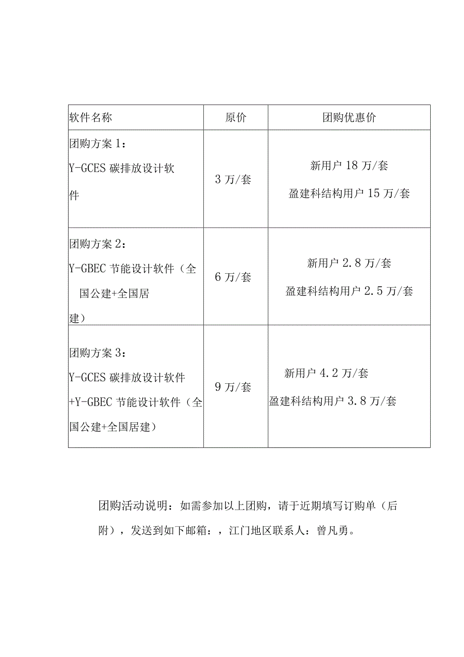 盈建科碳排放节能软件优惠团购方案团购优惠价.docx_第1页