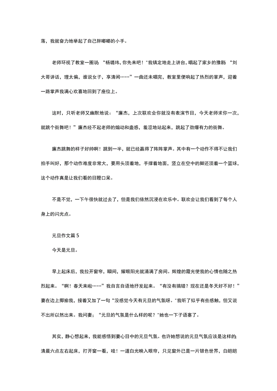 热门元旦作文汇总五篇.docx_第3页