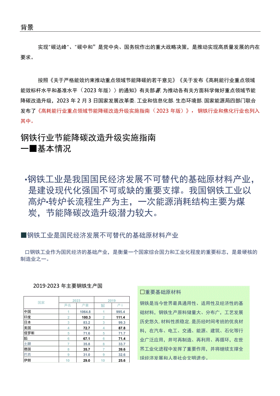 碳达峰碳中和控制指引钢铁行业.docx_第1页