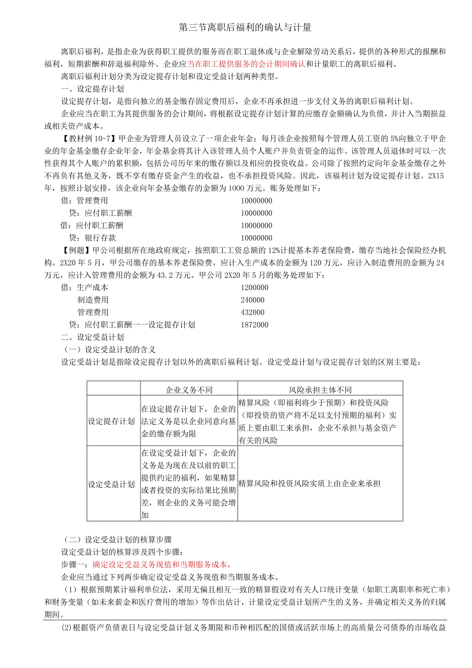 第54讲_离职后福利的确认与计量1.docx_第1页