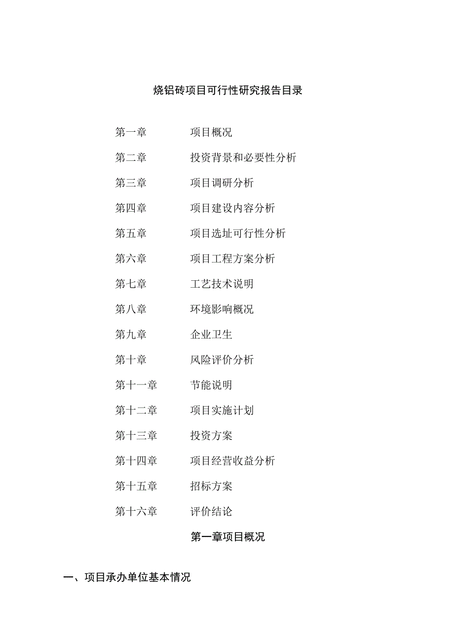 烧铝砖项目可行性研究报告总投资4000万元18亩.docx_第2页