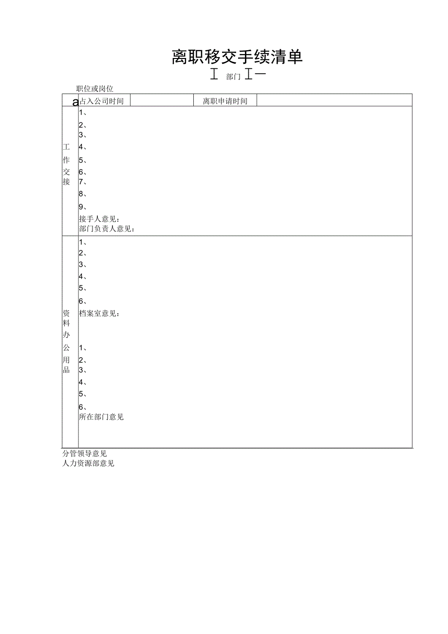 离职交接清单1.docx_第2页