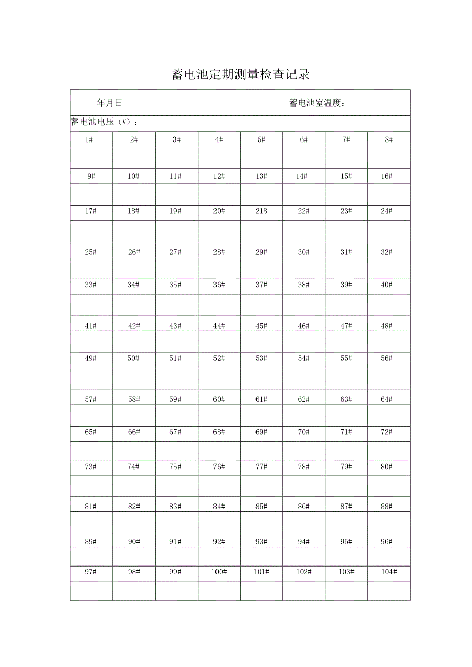 蓄电池定期测量检查记录.docx_第2页