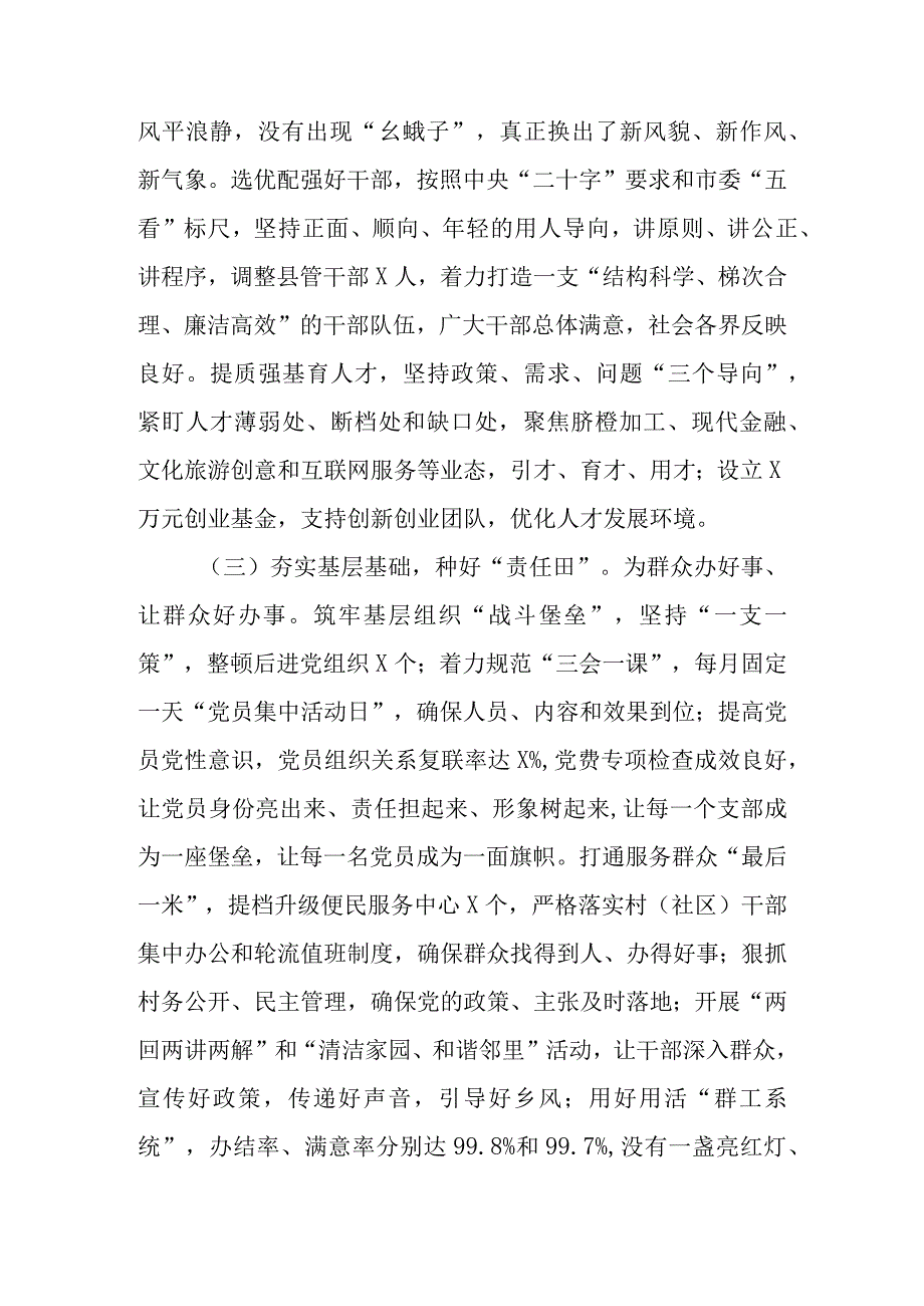 落实全面从严治党责任述职报告.docx_第2页