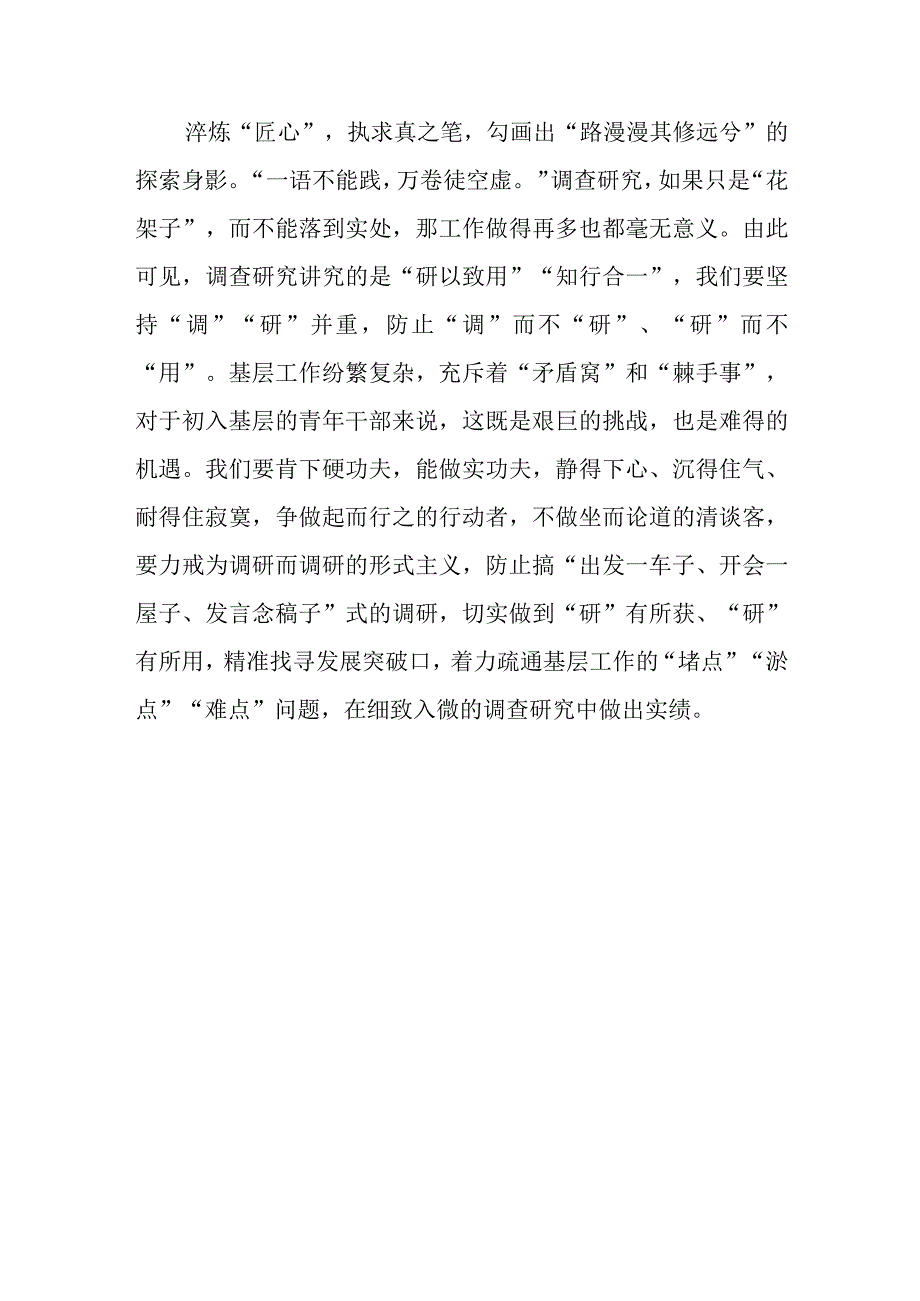 2023关于在全党大兴调查研究学习心得体会研讨发言材料共6篇.docx_第3页