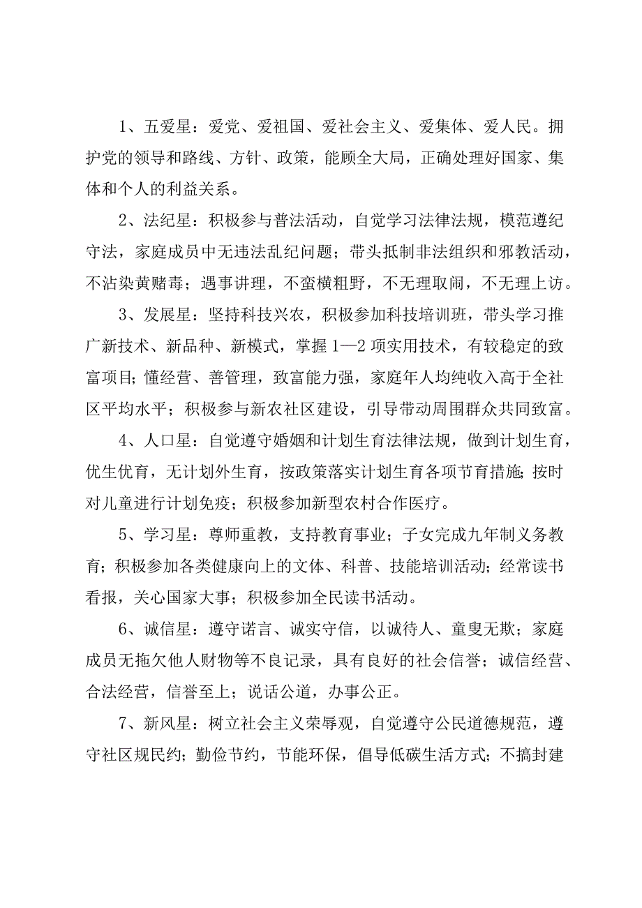 2023年XX区创建文明城市十星级文明户创建评选活动实施方案.docx_第2页