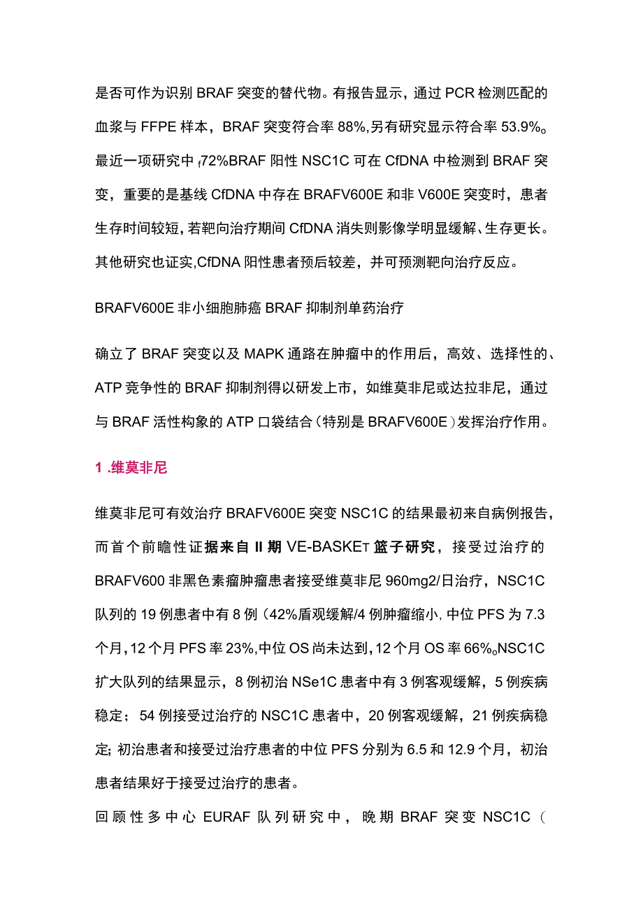 2023年BRAF突变非小细胞肺癌的靶向治疗（全文）.docx_第2页