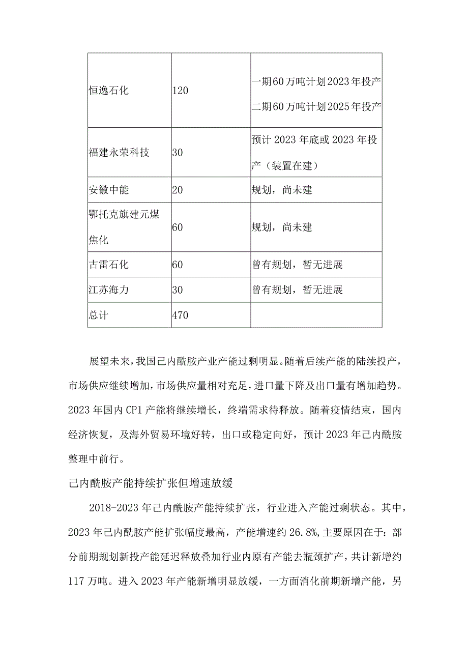 2023年己内酰胺市场分析及及2023年展望.docx_第3页