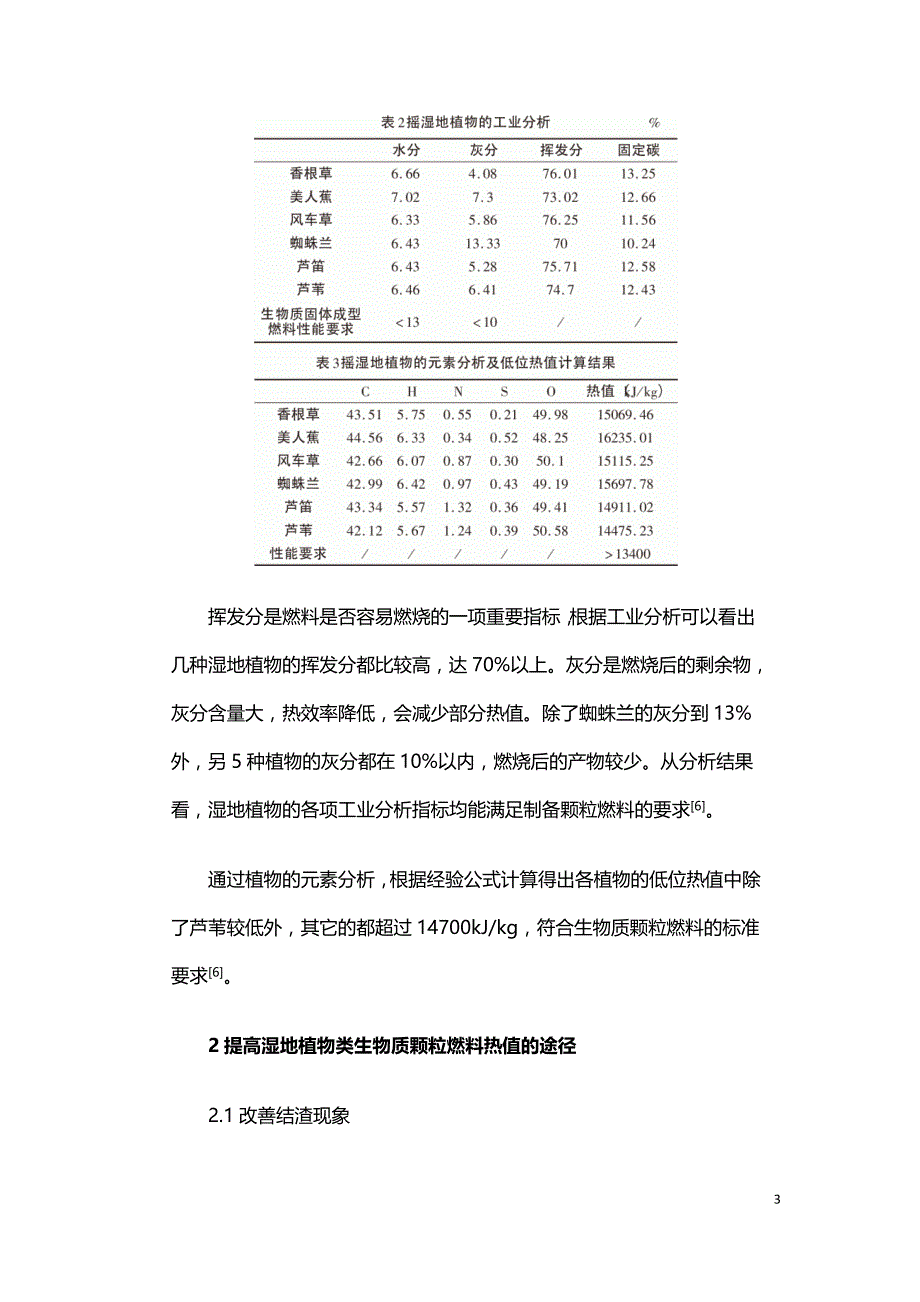 提高湿地植物类生物质颗粒燃料热值的方法.doc_第3页