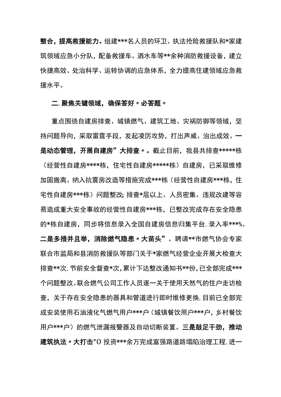 2023年度住建领域安全生产消防和防灾减灾救灾工作总结.docx_第2页