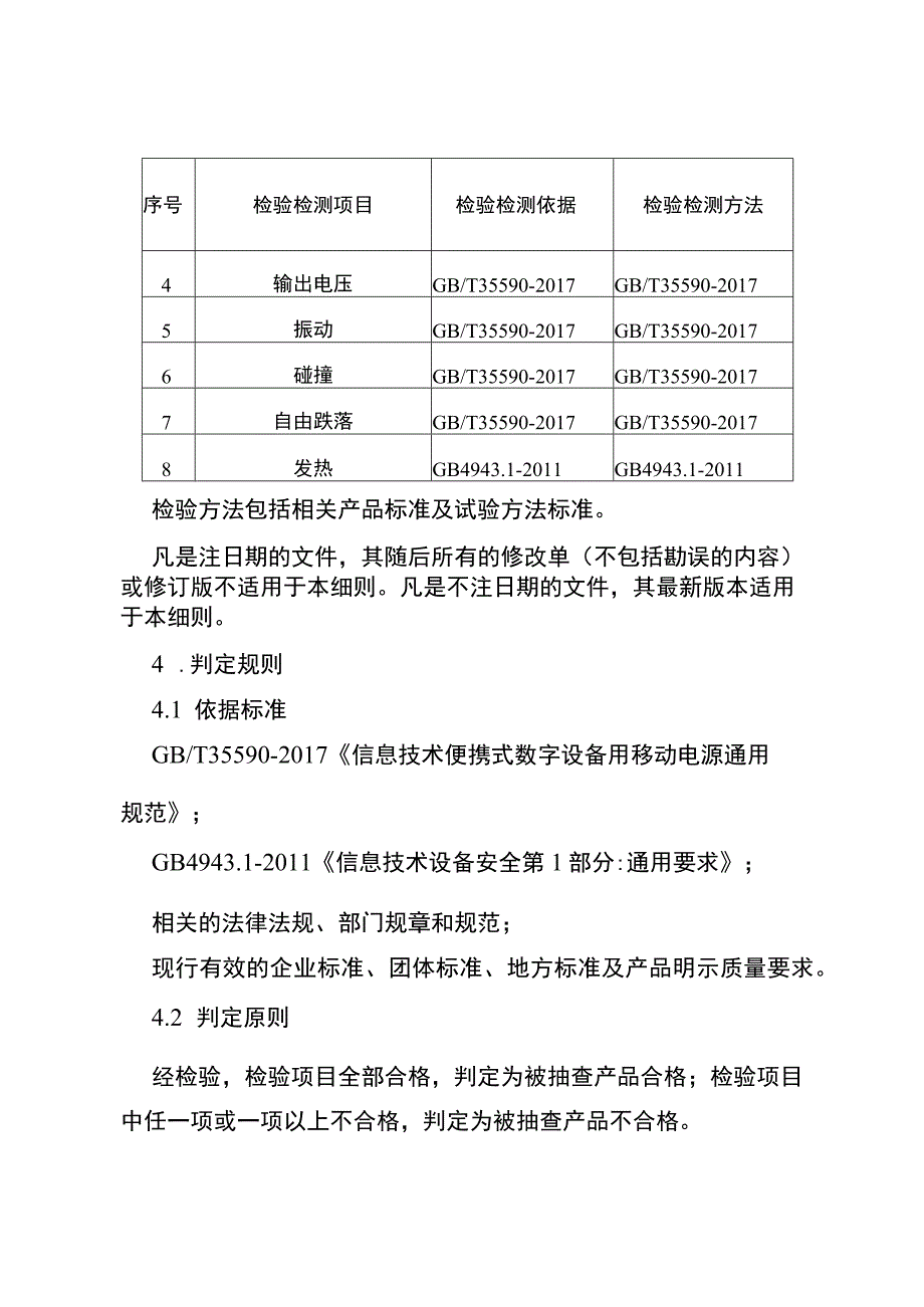 2023年泰州市移动电源产品监督抽查实施细则（移动电源）.docx_第2页