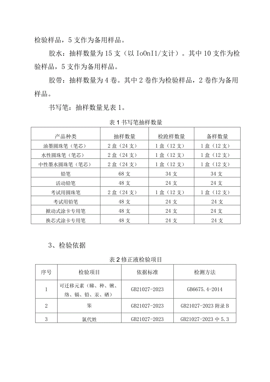 2023年泰州市市级产品质量监督抽查实施细则（学习用品）.docx_第3页