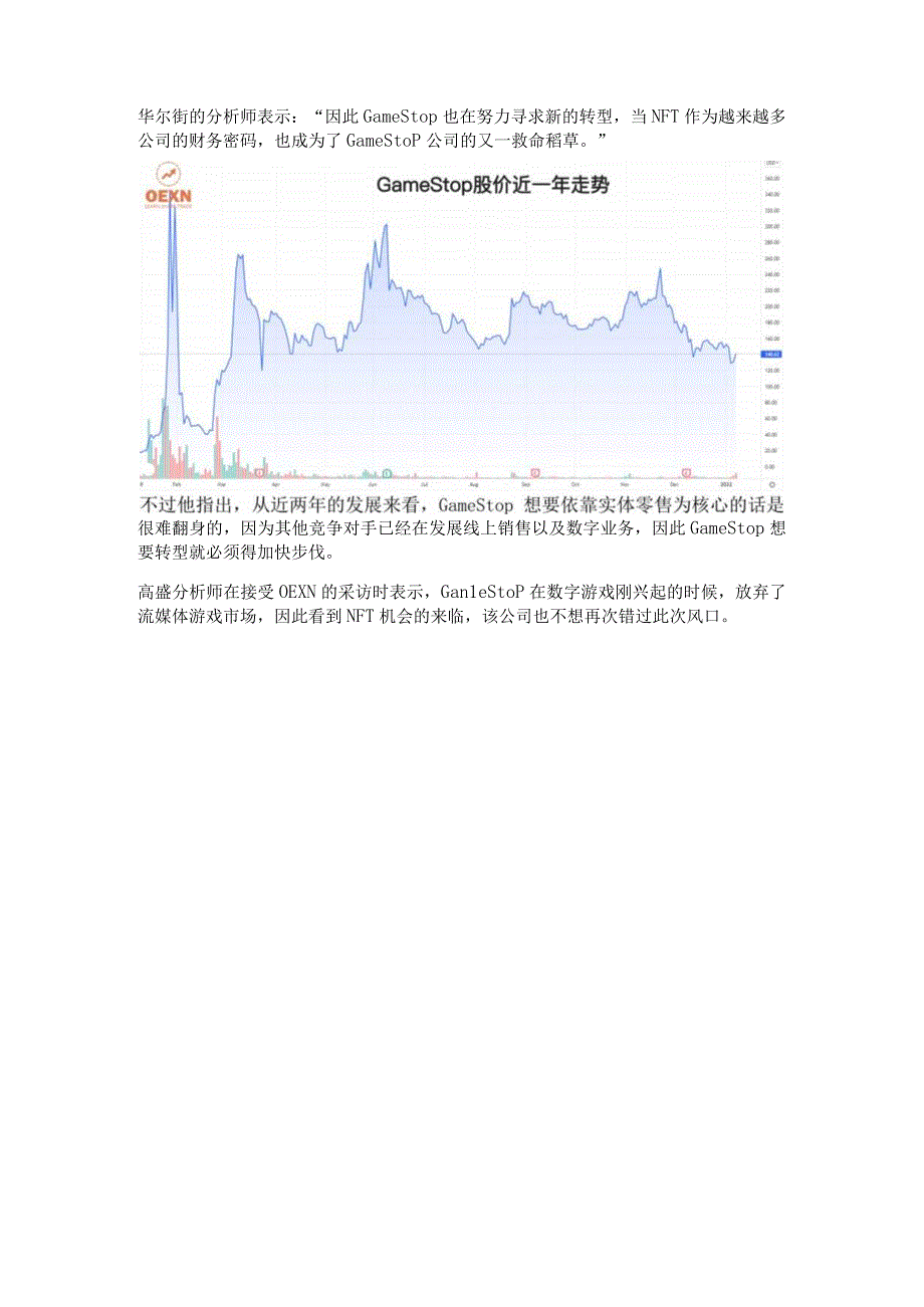 GameStop开始进军NFT,该公司股价盘后交易上涨了26%.docx_第2页