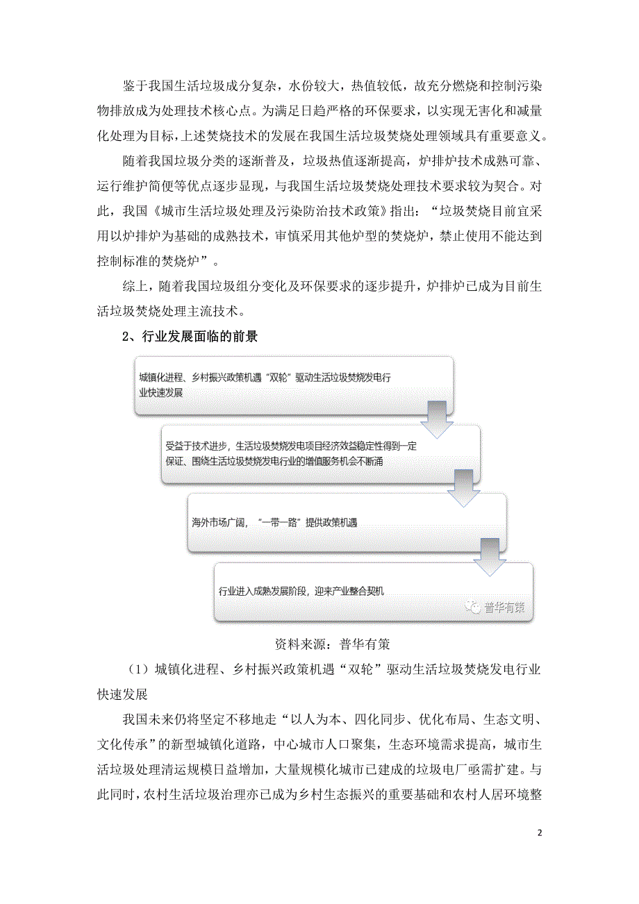 生活垃圾焚烧发电行业技术趋势及面临的机遇.doc_第2页