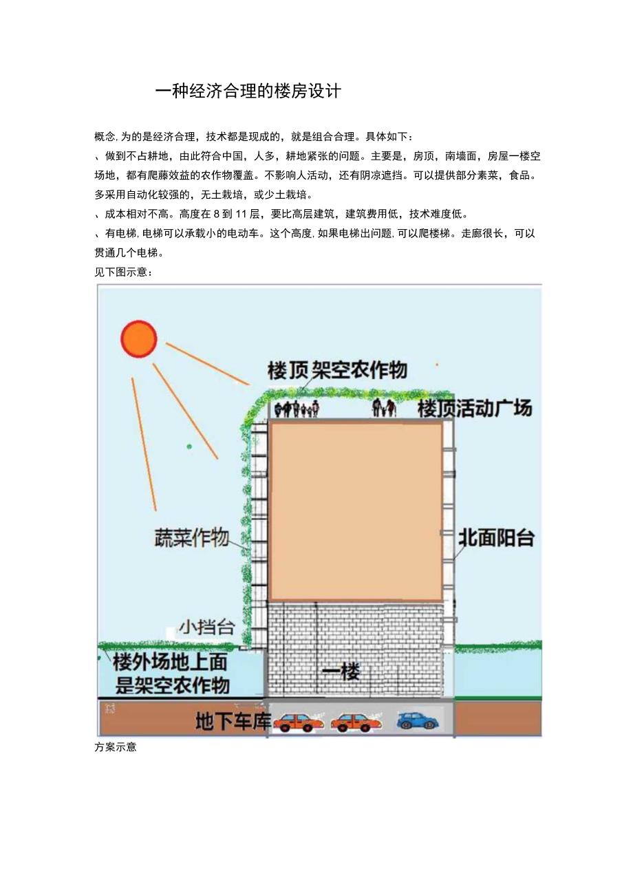 一种经济合理的楼房设计.docx_第1页