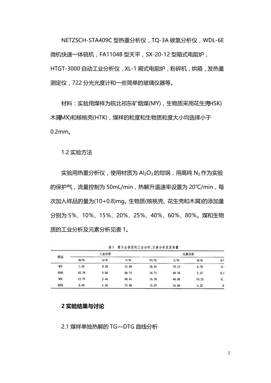 生物质与煤共热解特性研究.doc_第2页