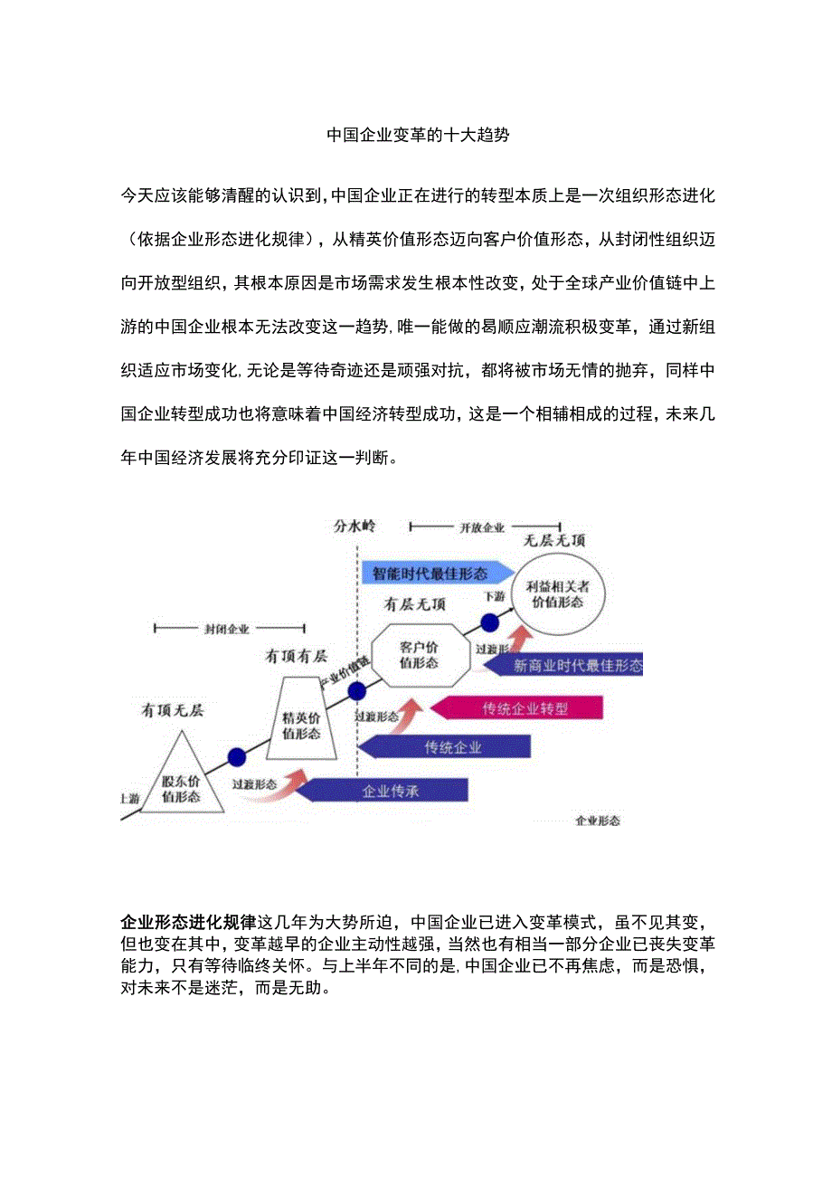 中国企业变革的十大趋势.docx_第1页