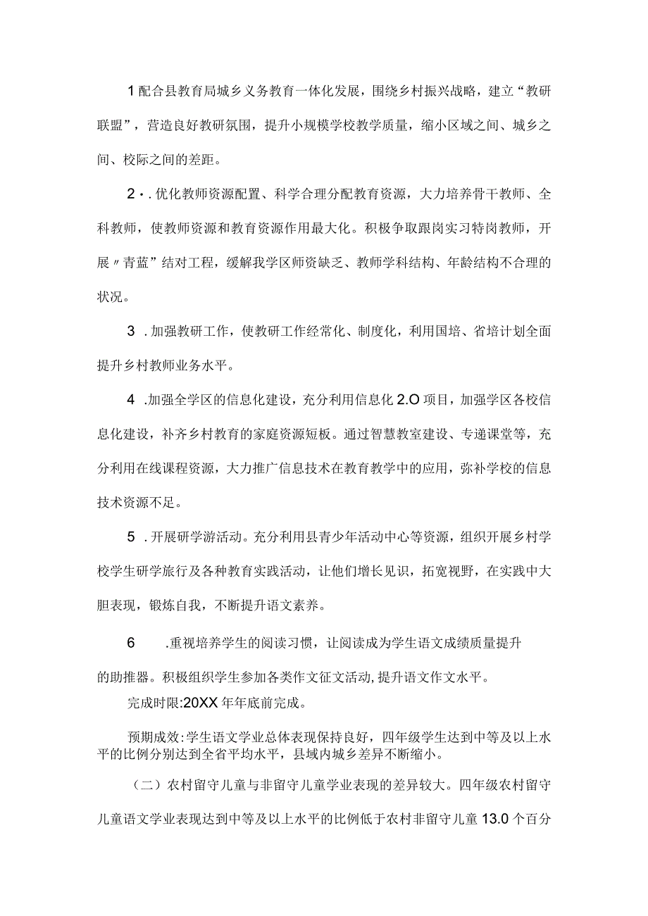 义务教育质量监测反馈问题整改工作方案5篇.docx_第2页