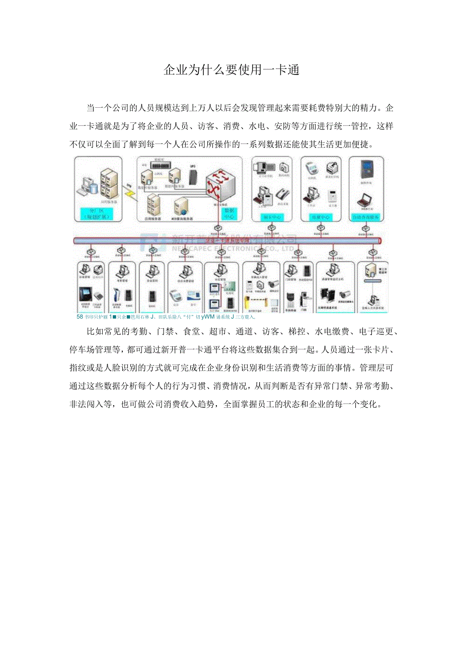 企业为什么要使用一卡通.docx_第1页