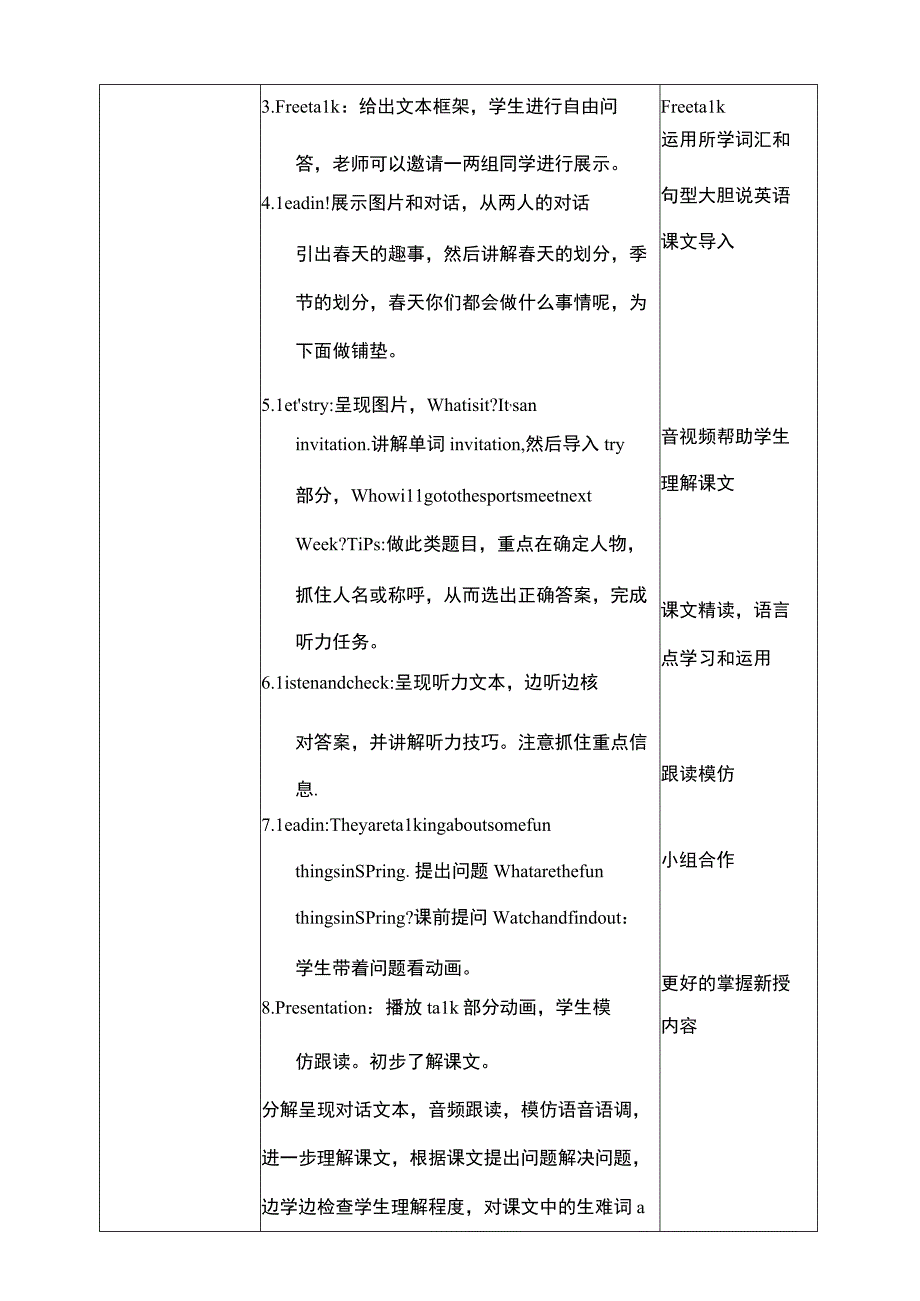 人教PEP五下核心素养目标Unit3MyschoolcalendarPAlet'stalk教案.docx_第2页